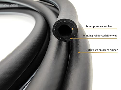9.85-Foot 5/16 Inch Id Fuel Line Set+ 15 Pcs 2/5" Id Hose Clamps + 2 Pcs 5/16 Inch Fuel Filters + 2 Pcs 1/4 Fuel Shut-Off Valve For Use In Mowers Tractors Snow Blowers Dirt Bikes Small Engines #TOP2