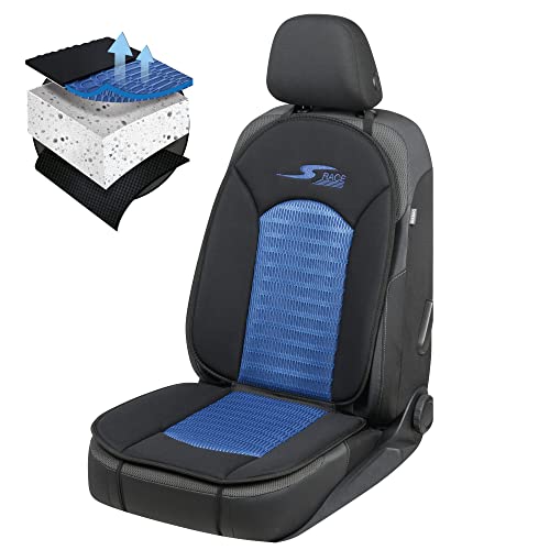 Walser Car Comfort 11653 Funda de Asiento de Coche, Funda de Asiento S-Race en Azul/Negro Cover