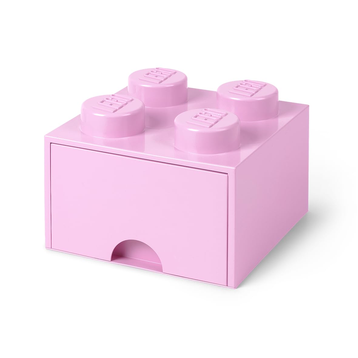 Room Copenhagen Light Purple Lego Brick With Knobs And 1 Drawer - Storage Box For Lego Toys Desk Drawers And Office Supplies Stackable Storage Box Home Decoration Size 4