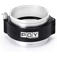 2.5 Inch Quick Release V Band Clamp with Flange Aluminum Quick Connect Intake Intercooler Pipe HD Clamp