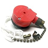 Zing Ear ZE-208S E89885 3 Speed 4 Wire Fan Switch 3 Way Rotary Speed Control Pull Chain Switch...