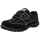 [キタ] 安全靴 作業靴 メガセーフティ 幅広メッシュタイプ MK-7650 ブラック 25.5