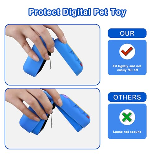 Boîtier Silicone Bitzee Disney Canboc Bleu - Coque Protection pour Compagnon Virtuel Interactif