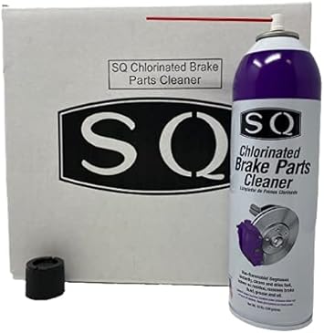 SQ Non-Flammable Brake Parts Cleaners,12 Pack, 19 OZ per can