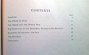 Hardcover The Elks National Memorial Book