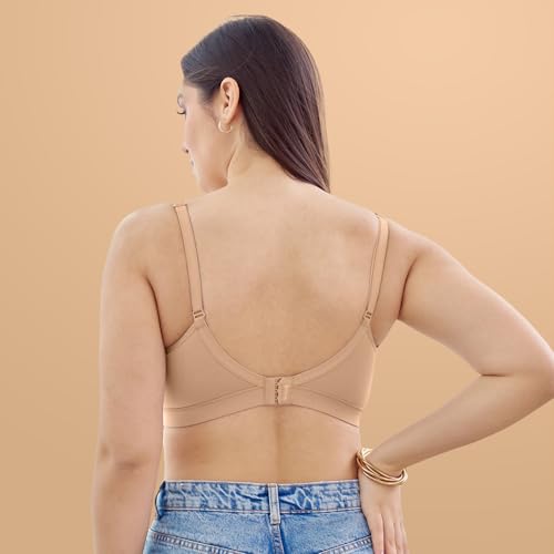 Image of MAASHIE M5505 Women's Padded Foam Cups Full Coverage Non Wired T-Shirt Bra
