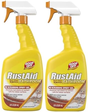 Amazon.com: Rust-Aid Rust Remover Spray Gel for Bathroom Surfaces ...