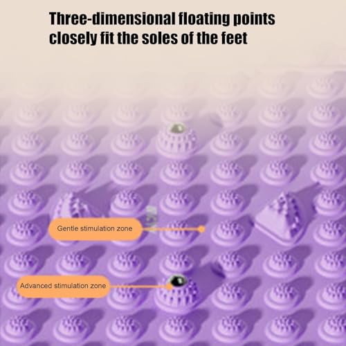 Almohadilla de presión para pie y reflexología con tablero semicircular 6