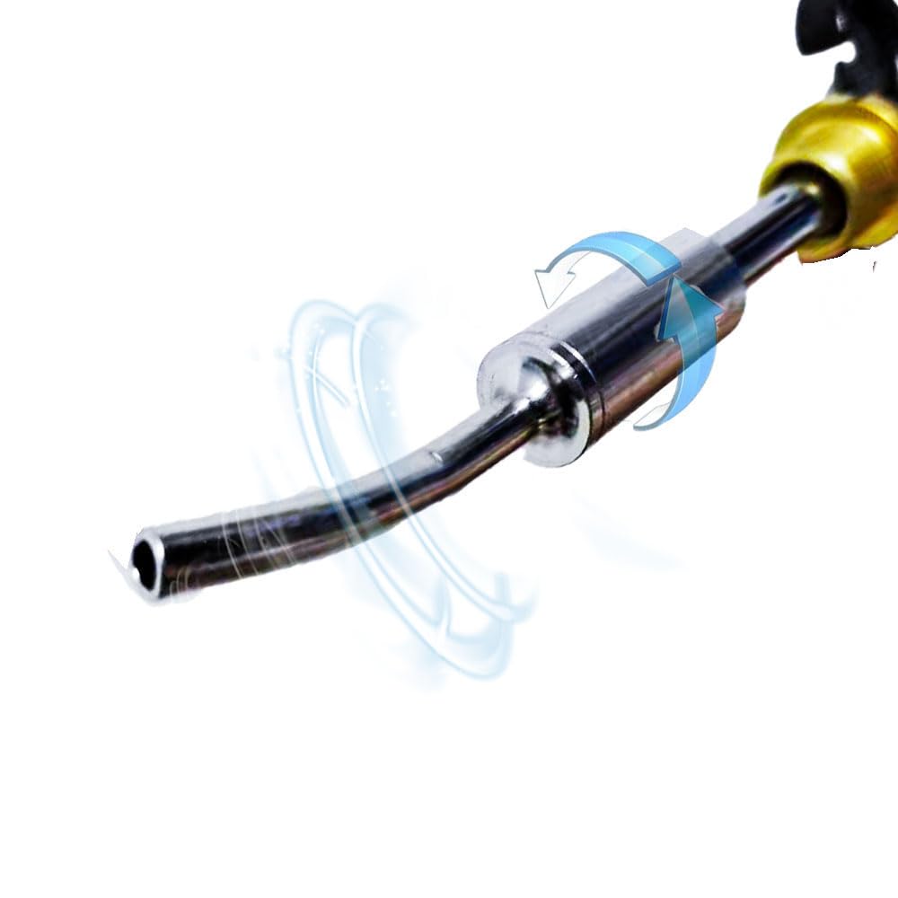 BEMEIS Aluminum Rotate Tube Replacement Part for Z-014 Blowing Gun Black z-020 Car Interior Spraying Cleaning Gun Air Blow Out Tool;Maintenance Rebuild Kit (Aluminium Rotate Tube Pipe)