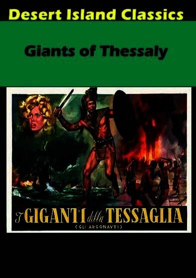 DVD Giants Of Thessaly película de importación estadounidense e italiana para cinéfilos