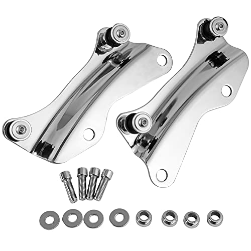 Chrome 4 Point Docking Hardware Kit Compatible With 2014-2022 Harley Davidson Touring Street Glide Road King Electra Glide Year Replacement For 52300353 #TOP7