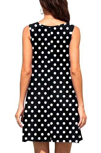 Image of WEACZZY Women Summer Casual Swing T Shirt Dresses Beach Cover up Loose Dress