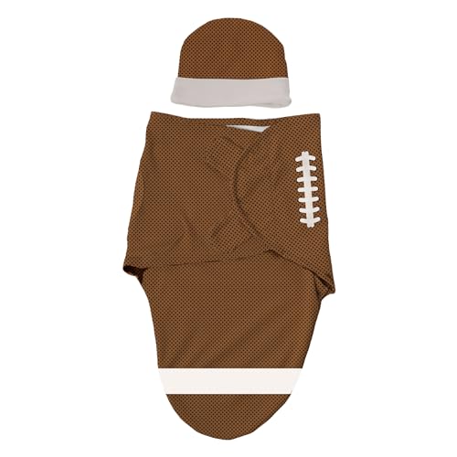 Image of Cuddle Club Swaddles for Newborns - Baby Swaddle Blanket for Boys & Girls - Adjustable Hook-and-Loop Cotton Wrap for Newborn 0-3 & 3-6 Months with hat