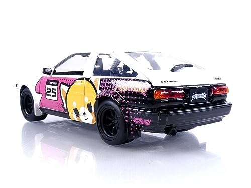 Jada Toys Sanrio 1:24 Toyota Trueno AE86 1986 miniatura 4