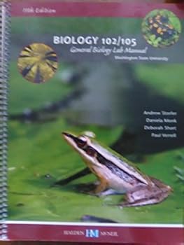 Ring-bound Biology 102/105 General Bioloby Lab Manual - Washington State University Book