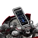 SHAPEHEART, Soporte movil moto magnético PRO para manillar universal y antivibracion. Porta movil impermeable para moto compatible con scooter, bici, patinete...