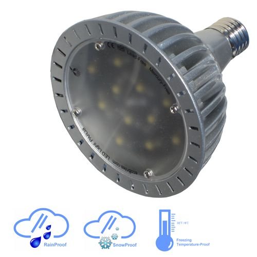 Weatherproof Led R38 Amazon.com: ecoBrites Outdoor All-Weather 12x1w Hi-Performance PAR38 ...