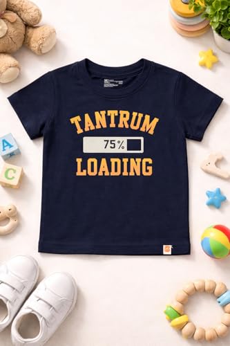 Image of BODYCARE Kids Inafant Placement Print Boys Round Neck Half Sleeves Cotton T-Shirt | Skin Friendly Regular Fit | Soft Breathable Fabric Comfortable & Durability | Pack of 1 | Mustard | Age 6-12 Months
