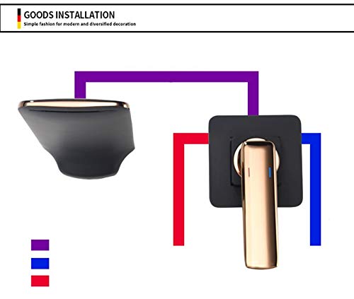 Mitigeur de lavabo Ensemble Combinaison Blanoir pour vasque gain de place - 4