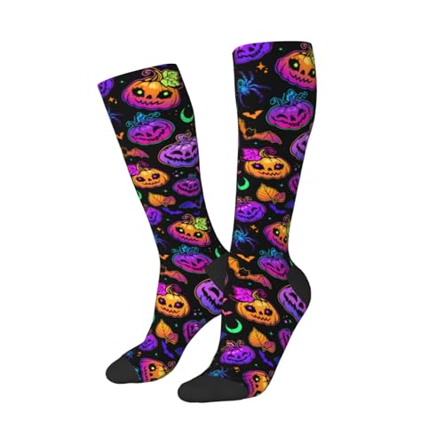 Image of Knee High Socks for Women Girls Fashion Women's Festival Stockings for Casual Running Work Travel