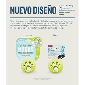 Planet Dog Orbee-Tuff Nooks Green Paw Print Treat-Dispensing Dog Toy Planet Dog Orbee Tuff Nooks Green Paw Print Treat Dispensing Dog Toy