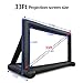 33ft Outdoor Inflatable Movie Screen, No Seam Projector Screen with Air Blower, Support Front & Rear Projection