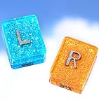 Plifal Xray Markers with Lead Initials - X-ray Markers Blue & Yellow in Resin Radiology Include Reusable...