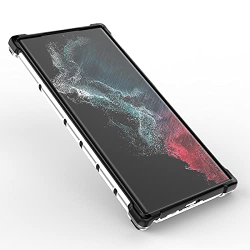 Image of Glasgow Back Case Cover Designed for [ Samsung Galaxy S23 Ultra 5G ] (Stylish Look | Shock Proof) - Black