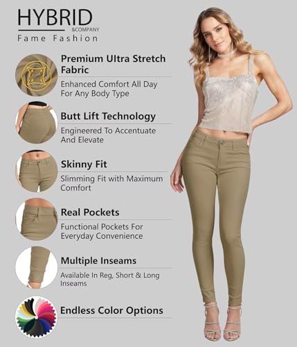 Image of Hybrid & Company Women's Stretch Denim Jeans