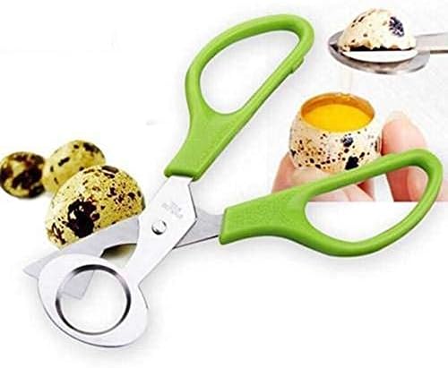 Kitchen Scissors Kitchen Shears Green Stainless Steel Bird Egg Kitchen Knife Cooking Egg Accessories Poultry Shears