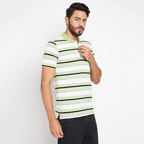 Image of Duke Stardust Men Polo Neck Half Sleeve Cotton T-Shirt (LF7047 Pista S)