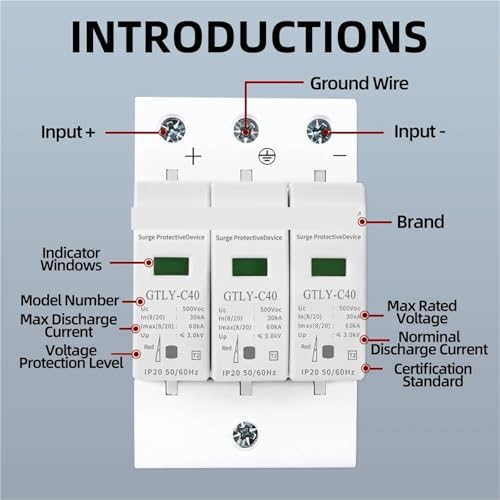 Parafoudre basse tension 40KA protégeant efficacement vos onduleurs solaires - 2
