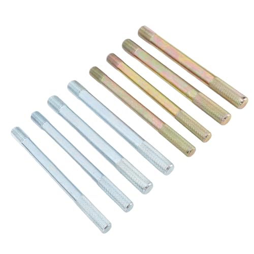 Radausrichtungsstift, Metall-Radbolzen-Pilotstift mit Gerändeltem Ende, Satz mit 8 Ausrichtungsstiften für, 12 Mm X 1,25, 12 Mm X 1,5, 14 Mm X 1,25, 14 Mm X 1,5,