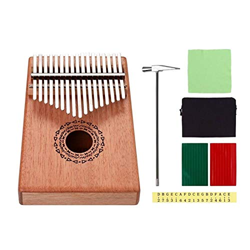 JUNCH Kalimba Kit de kalimba 17 touches en bois transparent coloré Instrument de musique Mbira Cadeau pour enfants (Kimi… - Les Beatles, Paul McCartney, John Lennon, RIngo Starr, George Harrison JUNCH Kalimba Kit de kalimba 17 touches en bois transparent coloré Instrument de musique Mbira Cadeau pour enfants (Kimi… – Image 5