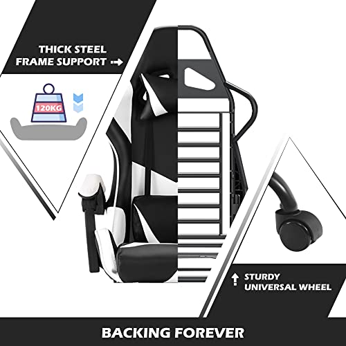 image for Advwin Gaming Chair Racing Office Computer Ergonomic Video Game Chair,