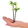 5Pcs Imitation Palm Tree, Tropical Mini Palm Mini Tree Figurines Rainforest Diorama Supplies Fake Palm Fairy Garden Outdoor, Coconut Indoor Banquet Hawaii #5