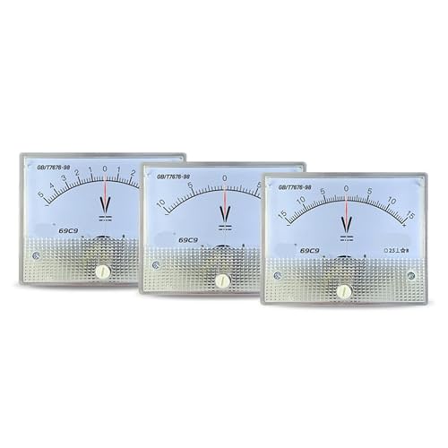 Voltmètre CC à aiguille 69C9 ±800V pour le contrôle des circuits de votre atelier de bricolage