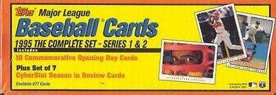 Set d'usine 1995 Topps Baseball Factory Set Orange Box édition de prestige