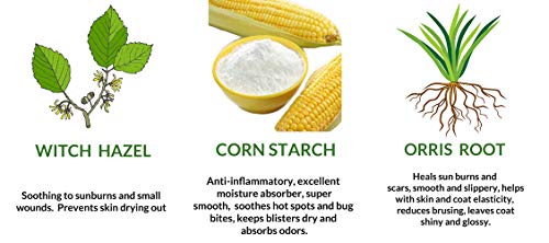 Dry Powder Shampoo For Dogs And Cats, Cleaning And Deodorizing, Healing And Soothing, Shaker Bottle, No Water, Talc Free, Odor Eliminator, 7 Oz. Made In Maine. (7 Oz.) #TOP1