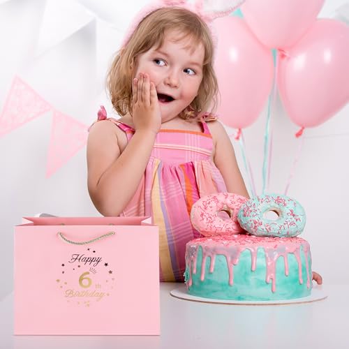 Yiran Geschenktüte zum 18, Rosa Sweet 18th Birthday Geschenktüte,Geschenk für Mädchen, 13' süße Geschenktüte zum 18 Geburtstag, Geschenkverpackung für Geburtstag,Geschenk, Feier Dekoration Party