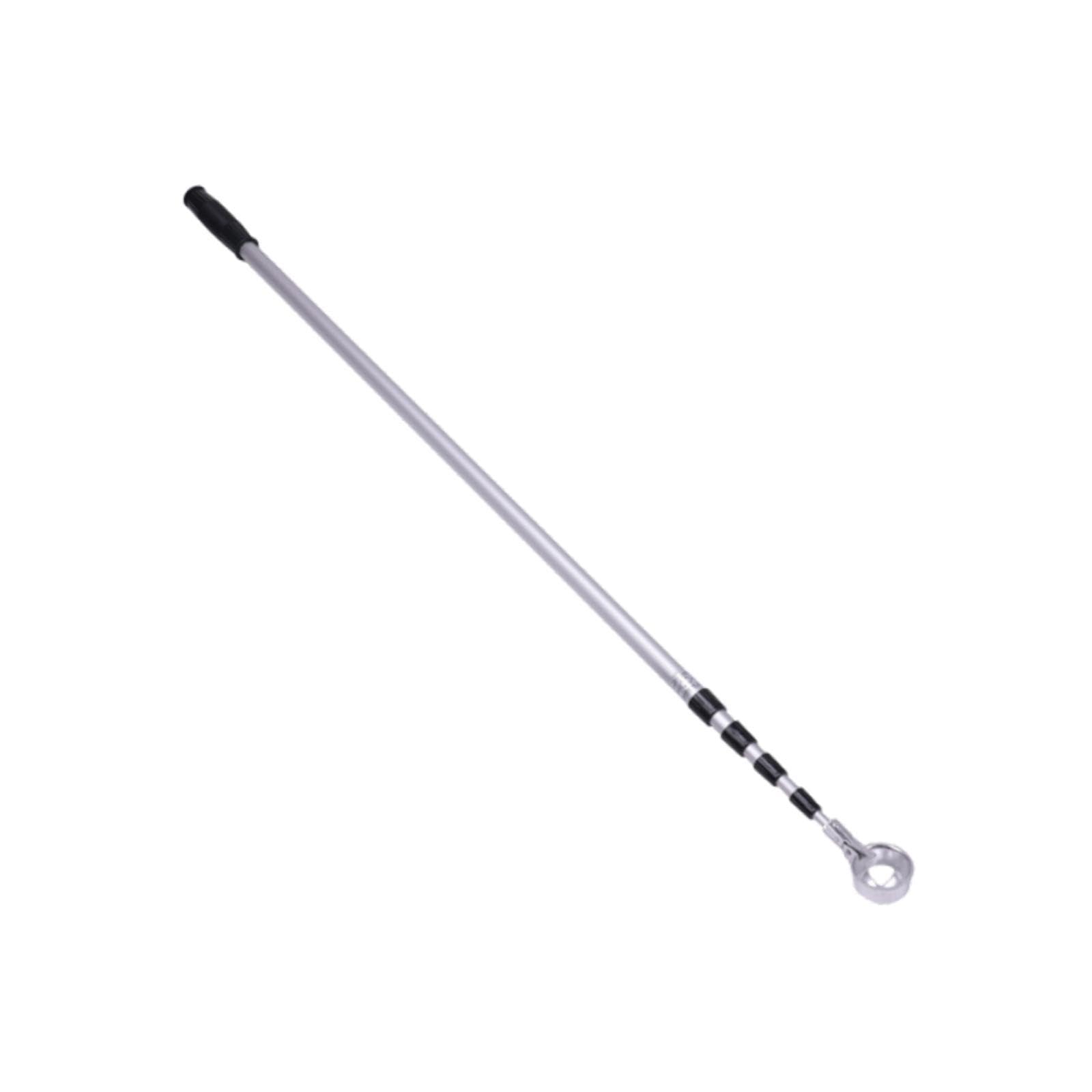 Milageto Golf Ball Retriever Telescópico Palo Recogedor de Pelotas Mecanismo de Bloqueo Automático Eje de Aluminio Apto para Jugadores de Golf Campo de
