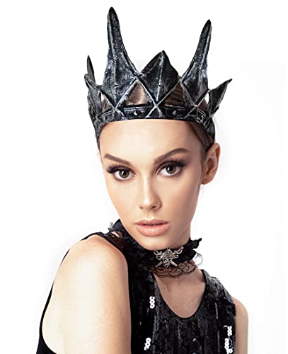 Halloween Decoración para Disfraces, Gorra para Fiestas para Adulto, Diademas Temáticas y Cosplay de las Personajes, (Corona Reina)
