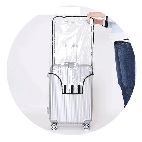 18-30inch Luggage Cover Waterproof Protective Suitcase Cover Trolley Covers PVC Travel Luggage Protector Travel Accessory for Luggage, Travelling(26inch)4