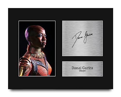 HWC Trading Danai Gurira Black Panther Gifts Printed Signed Autograph Picture for Movie Memorabilia Fans - US Letter Size