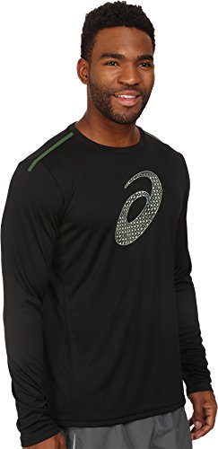 Asics Men's Train For Sport Graphic Long Sleeve T-Shirt, Performance Black, X-Large #TOP1
