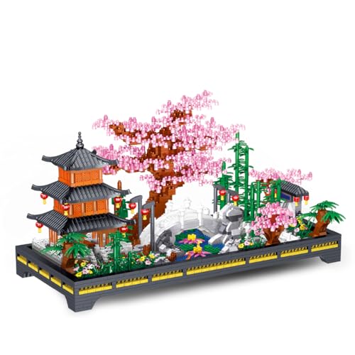 DAHONPA Zen Forest Garden Micro Mini Building Blocks Model Kit (2805 Pieces), Architecture Gift for Kids and Adults