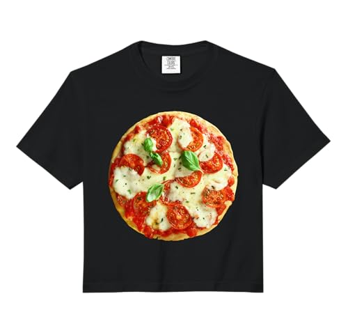 Pizza Margherita Neapolitan Italian Food Lover Pizzeria Chef Comfort Colors Crop Top