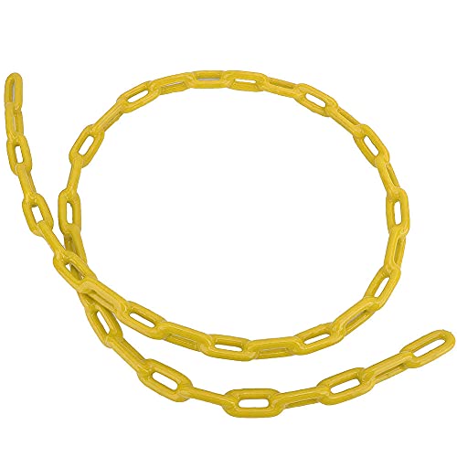 1,5 m Kinder im Freien im Freien im Freien für im Innenraum von Plastik beschichtete Eisenplatz -Schwung -Link -Ketten -Spielzeugzubehör im Freien (Yellow)