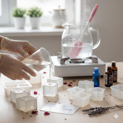 Image of Karan Herbs Melt and Pour Transparent /Clear Glycerine Soap Base - No Paraben, SLS, SLES & Alcohol Free (10KG)