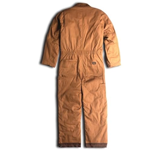 Walls Men's Zero-Zone Duck Insulated Coverall, Pecan, Xx-Large/Tall #TOP3